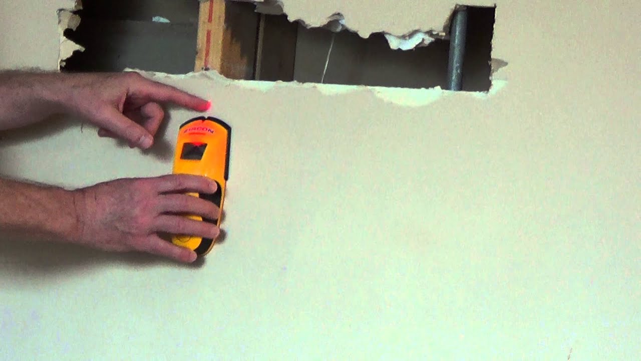 Using a stud finder