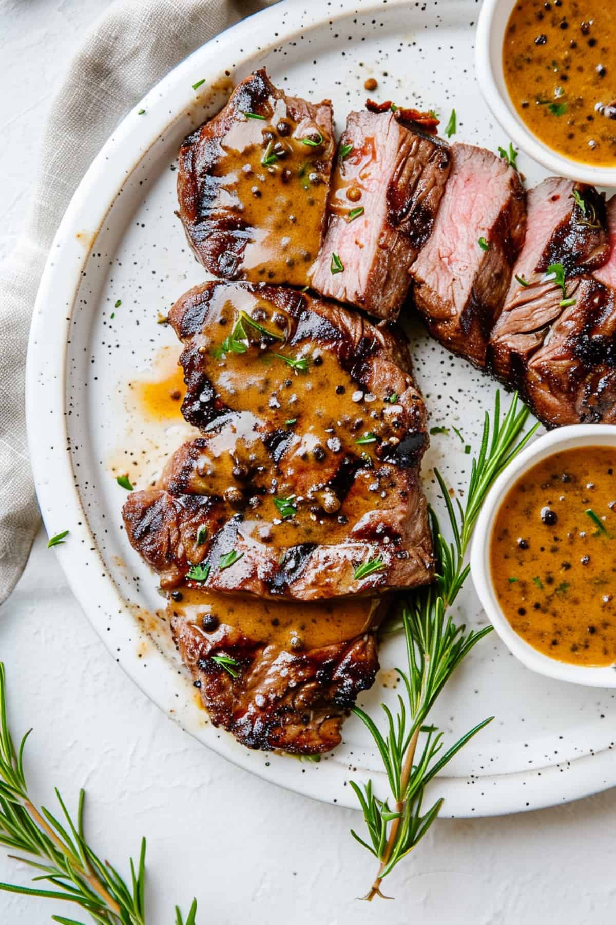 Perfectly Cooked Ribeye Steak