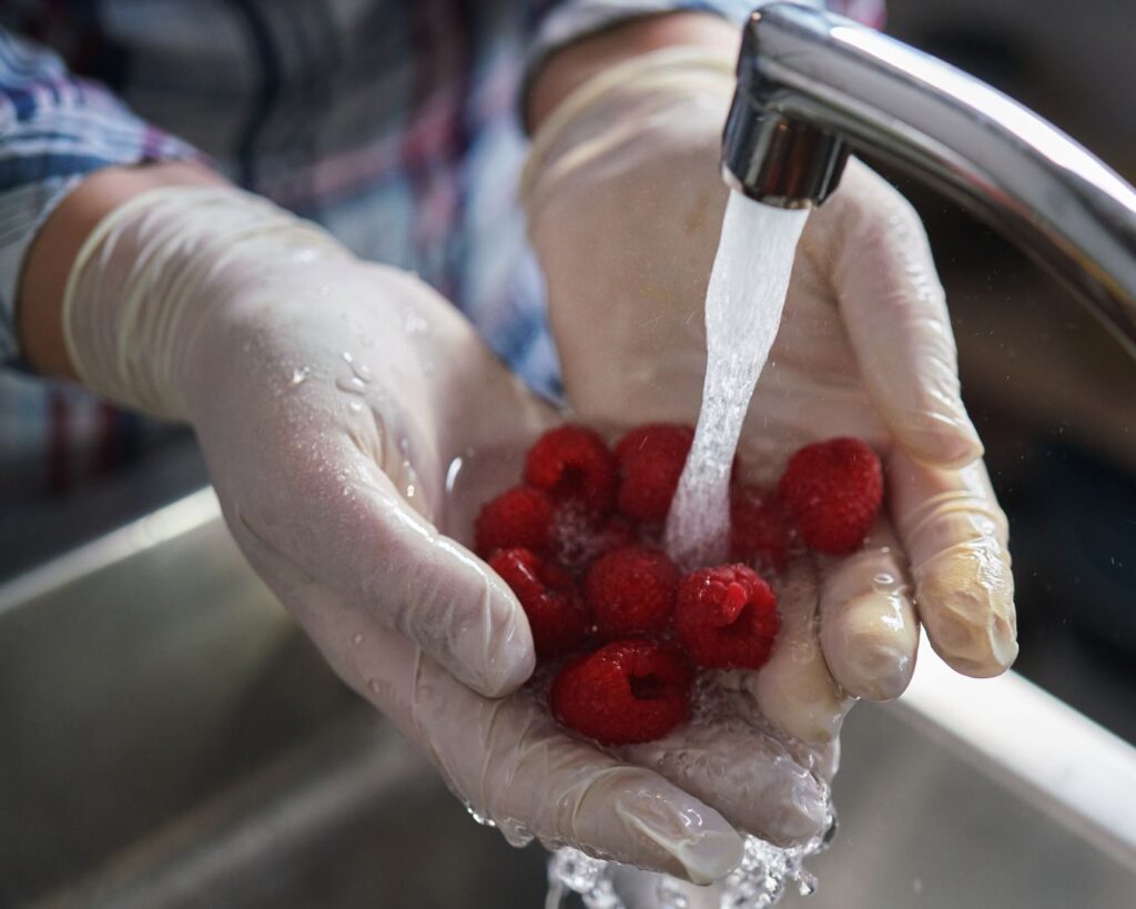 Properly Stored Strawberries